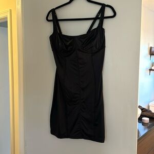 Skims Corset Satin Dress